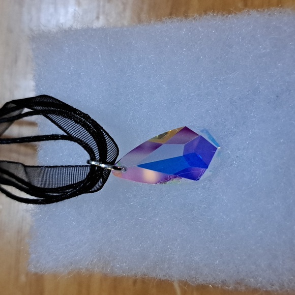 After Midnight Crystal Marquise Necklace - Picture 6 of 6